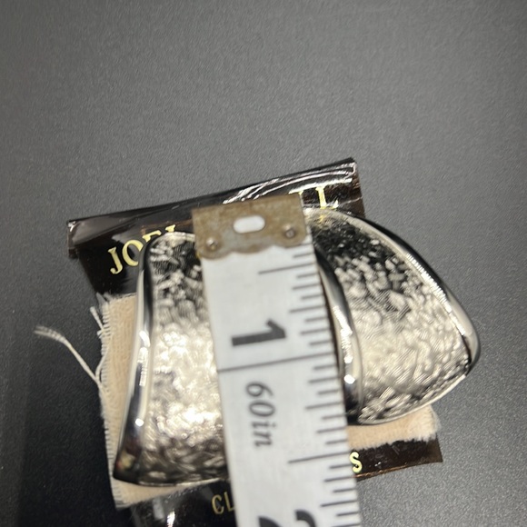 Vintage Joel Powell Silver Tone Clip Earrings - Picture 6 of 6